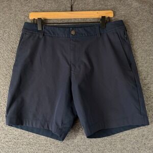 Lululemon Commission Short 7 Navy Blue Mens Size 32 LM7AWPS